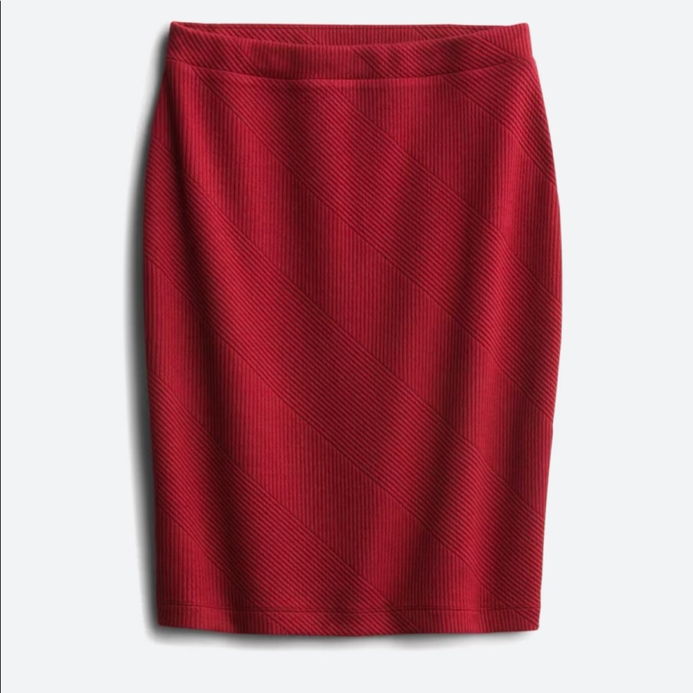 Milena textured pencil skirt